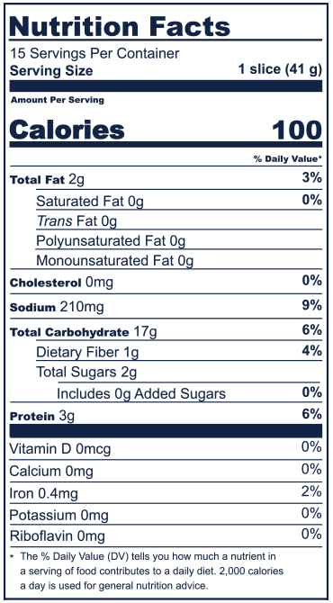 Whole Wheat Nutrition Facts